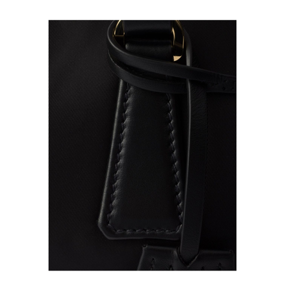MAYFEYR - Prada - Re-Nylon And Leather Medium Top-Handle Bag With Padlock - 1BB127VODO2C8Q