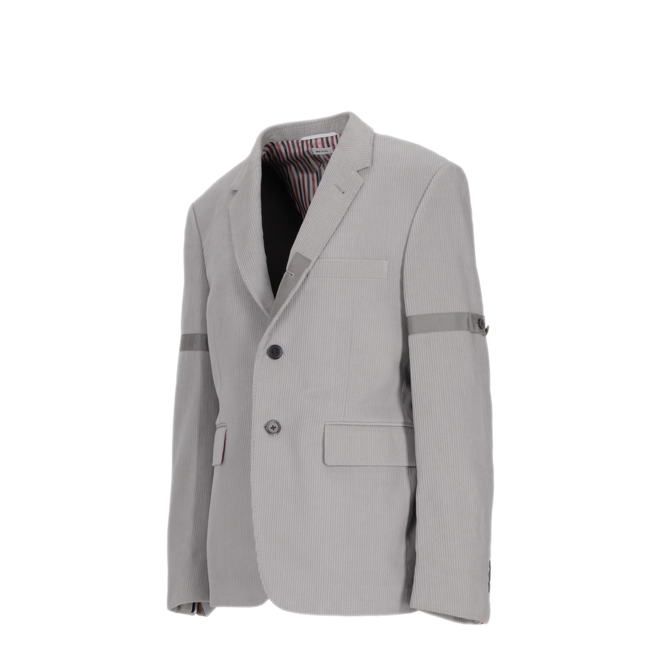 MAYFEYR - Thom Browne - Fit 1 Sb S/C Classic Armband And Front Placket In Corduroy - MJC001OF0220055