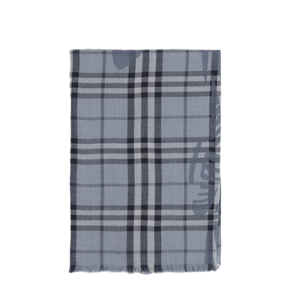 MAYFEYR - Burberry - Knight Check Wool And Silk Scarf - 8127309C3263