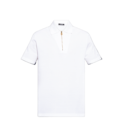 White Piquet Polo Shirt