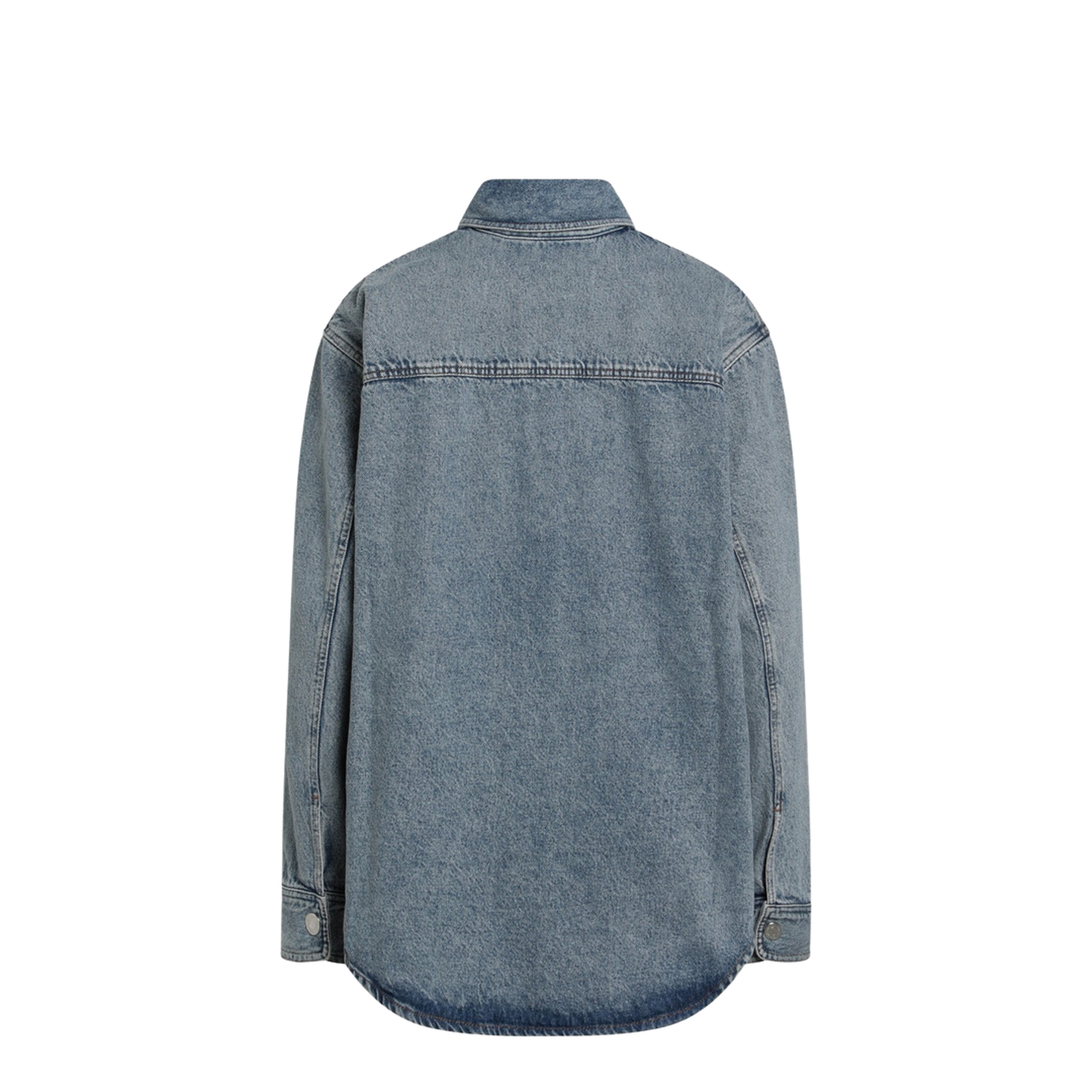 Denim Logo Overshirt