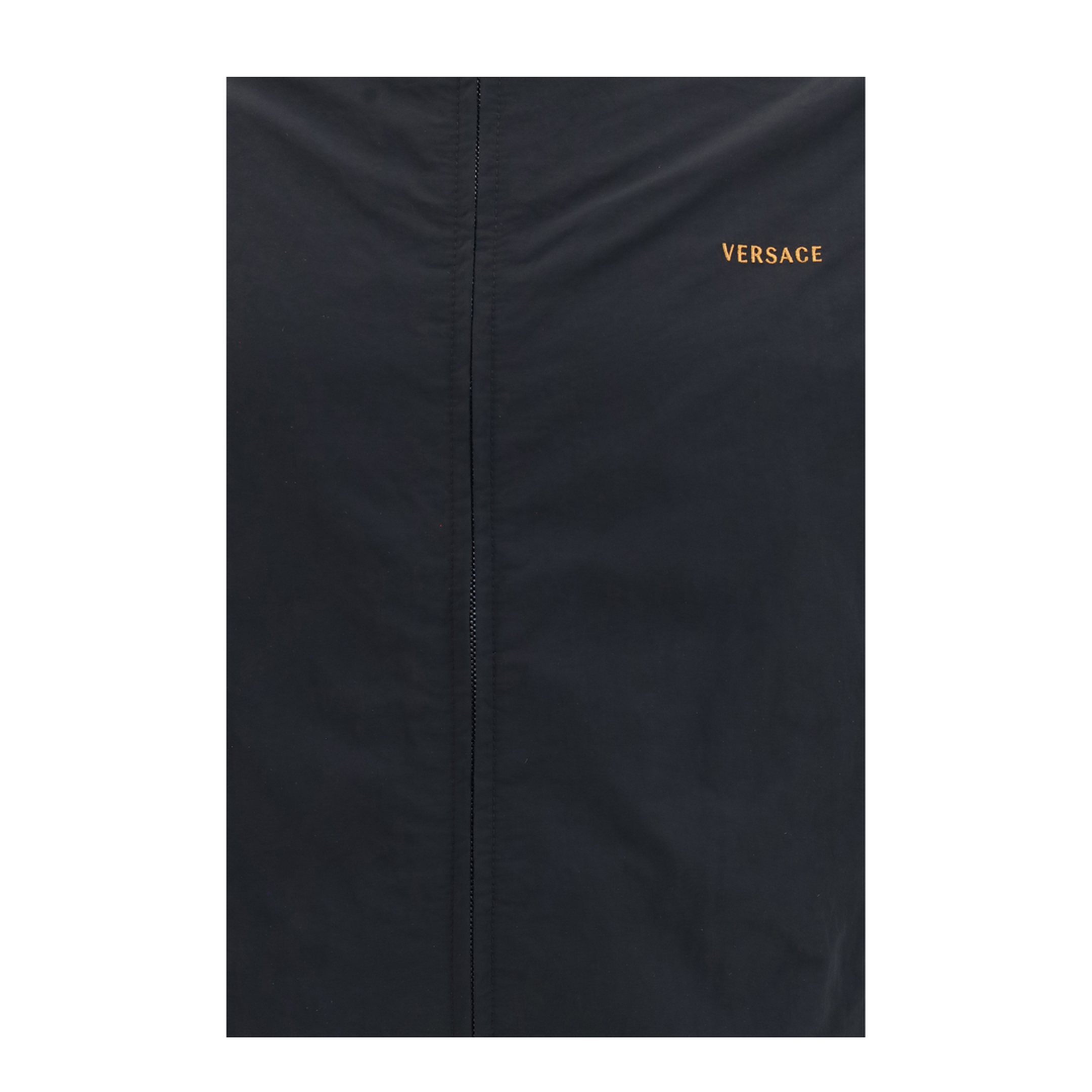 MAYFEYR - Versace - Nylon Blouson Jacket With Embroidered Logo - 10254681A17589