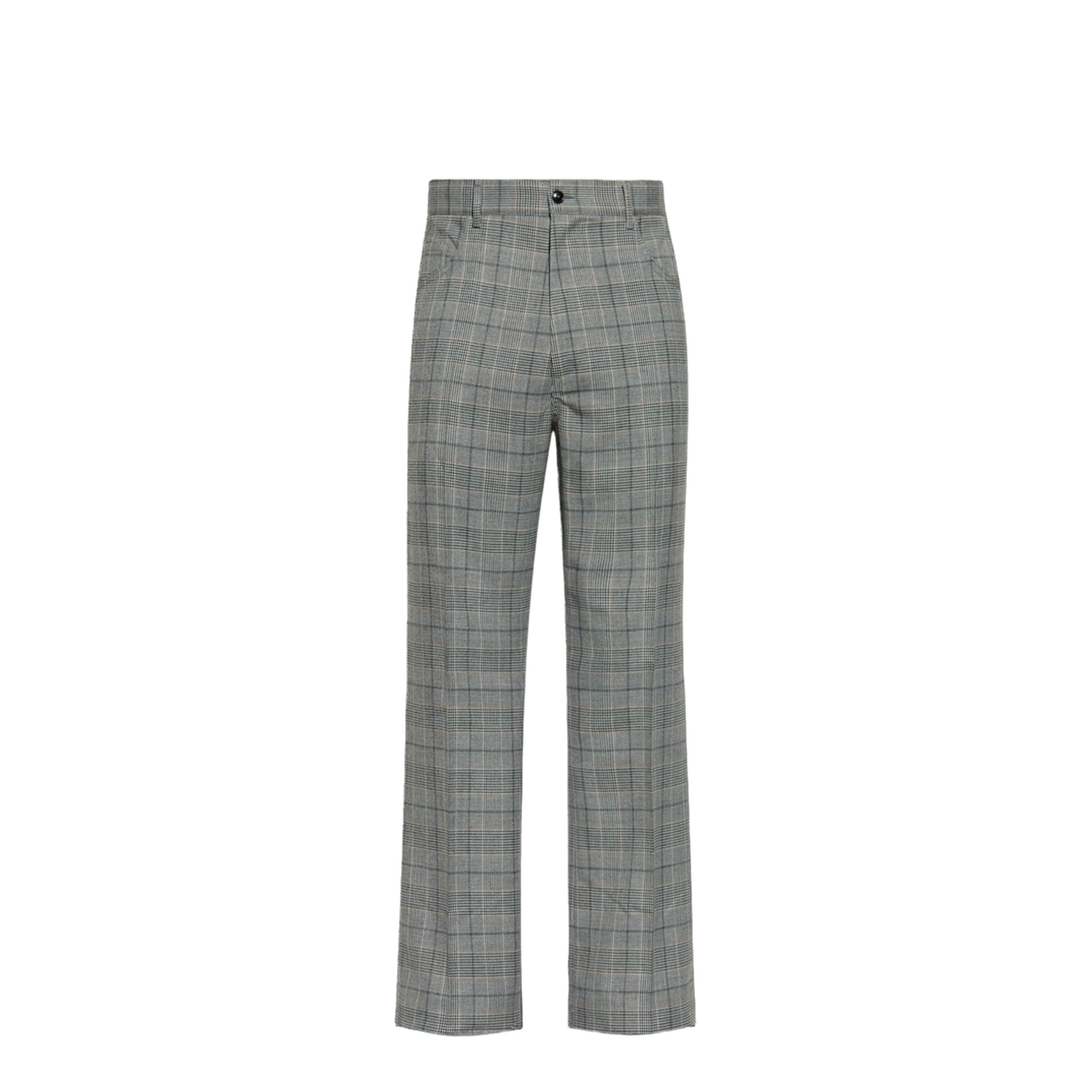 Plaid Patterned Trousers