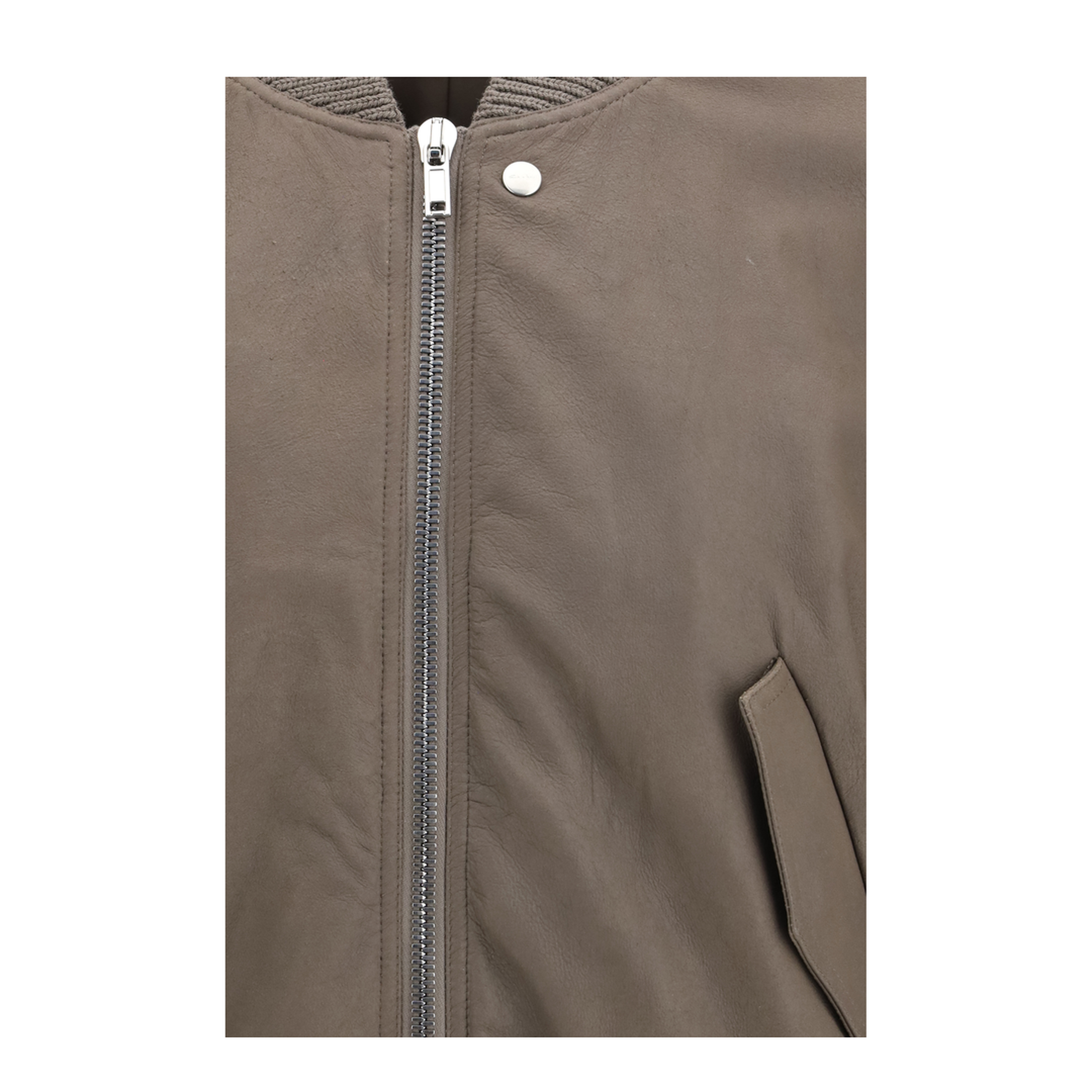 MAYFEYR - Rick Owens - Secchia Flight Bomber In Lambskin Leather - RU01F279234
