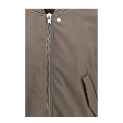 MAYFEYR - Rick Owens - Secchia Flight Bomber In Lambskin Leather - RU01F279234