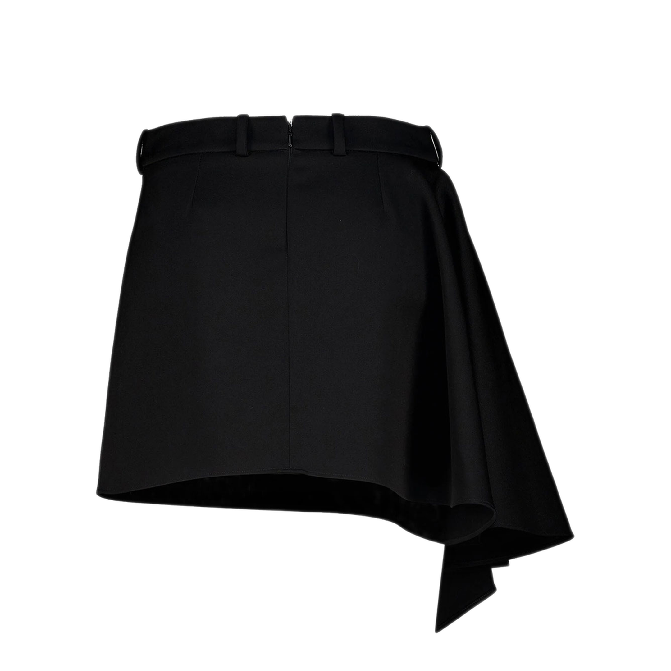 MAYFEYR - Givenchy - Wool Mini Skirt With Draped Slit - BW414H167D001