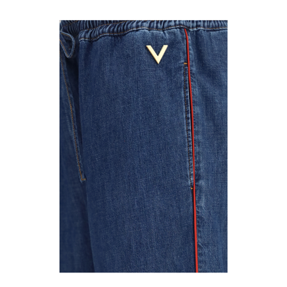 MAYFEYR - Valentino - Lightweight Wide Leg Denim Pants - 9B3DD21Z9YA528