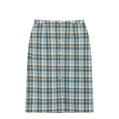 Ottanio Pencil Skirt with Check Pattern