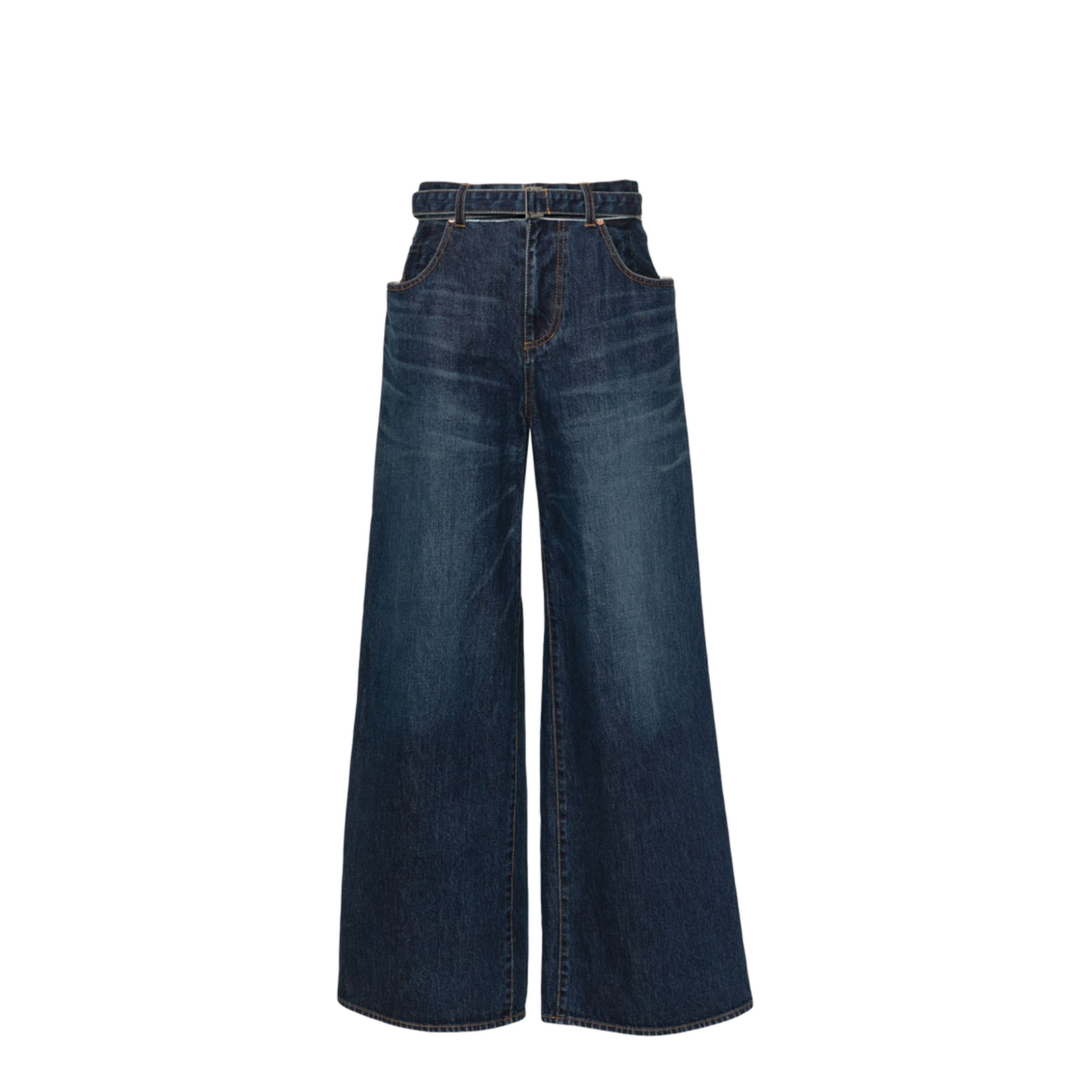 Wide Leg Denim Jeans