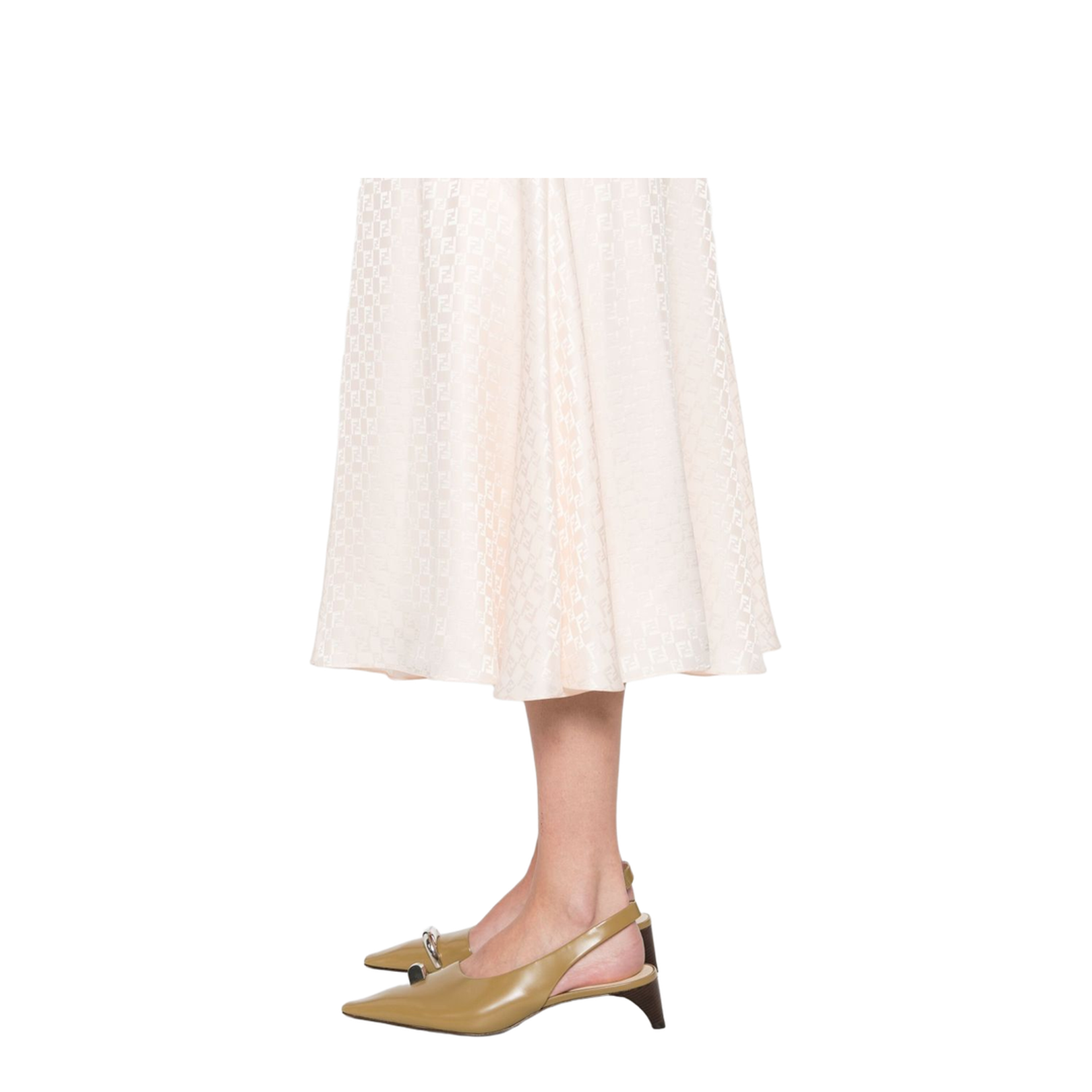 Flared Midi Skirt