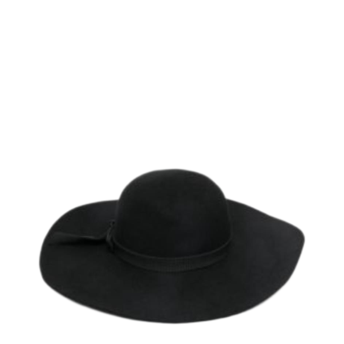 MAYFEYR - Parosh - Black Wide Brim Ribbon Detail Hat - D010018LAPYCAP813
