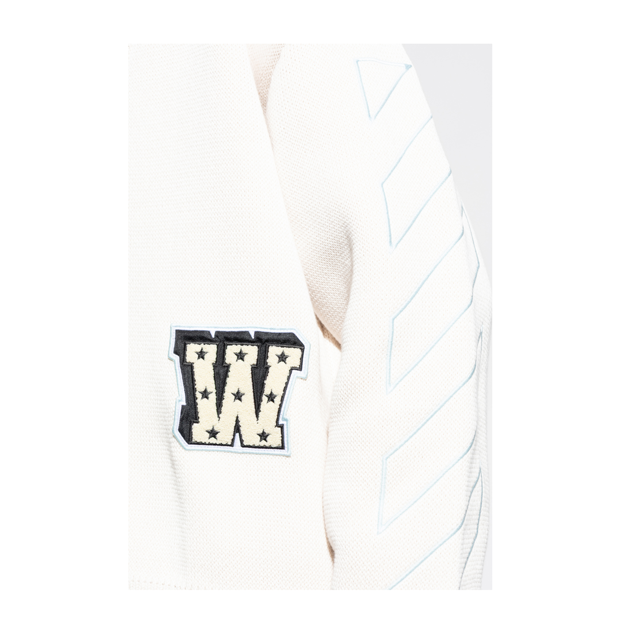 MAYFEYR - Off-White - Cardigan With Patches - 44MHB019S26K001110