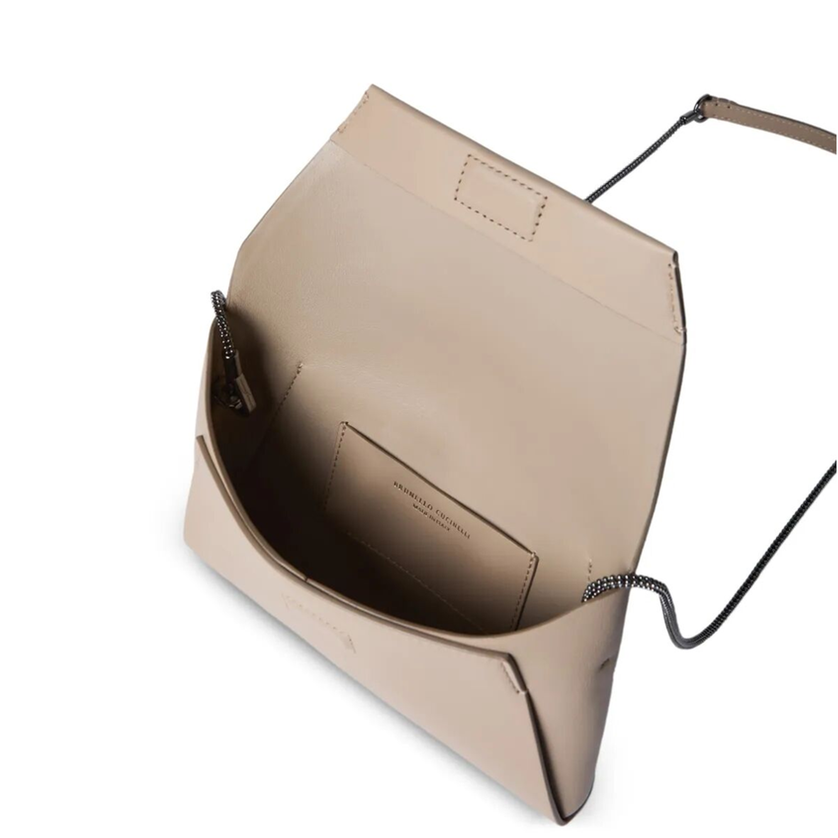 Pochette Duo in Vitello with Precious Chain