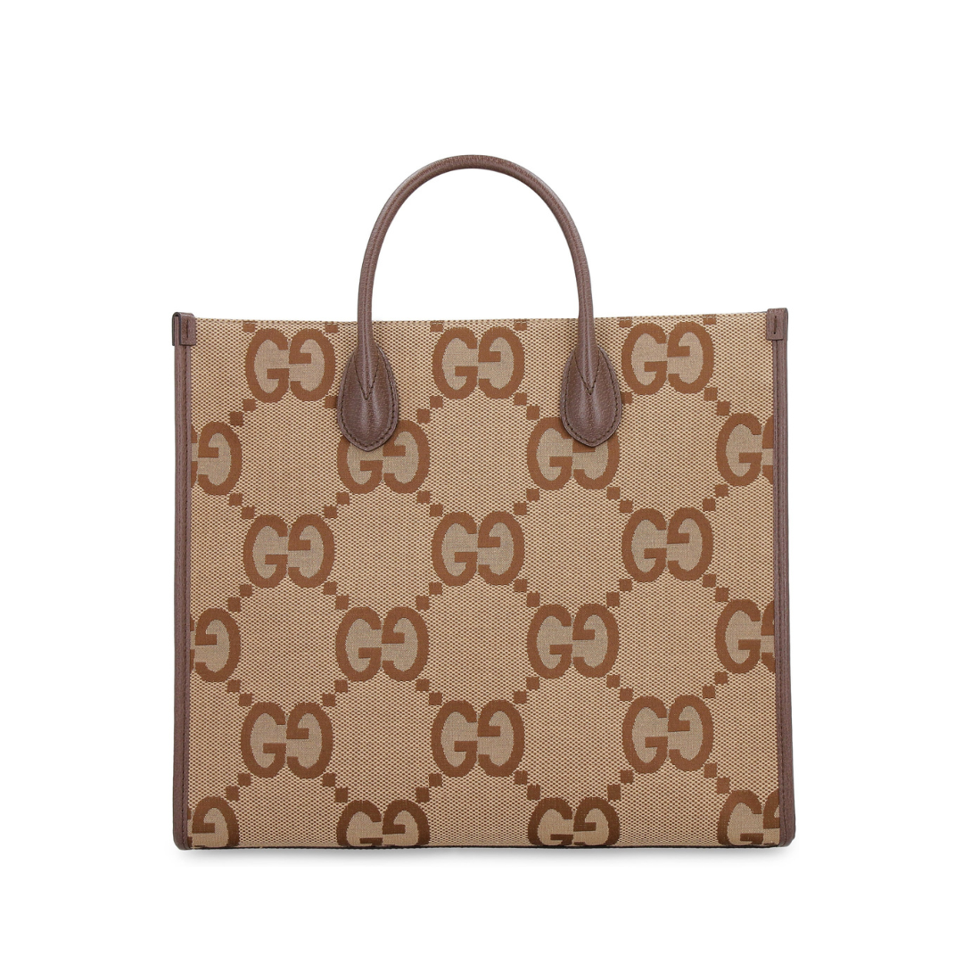 Jumbo GG Tote Bag, Gold Hardware