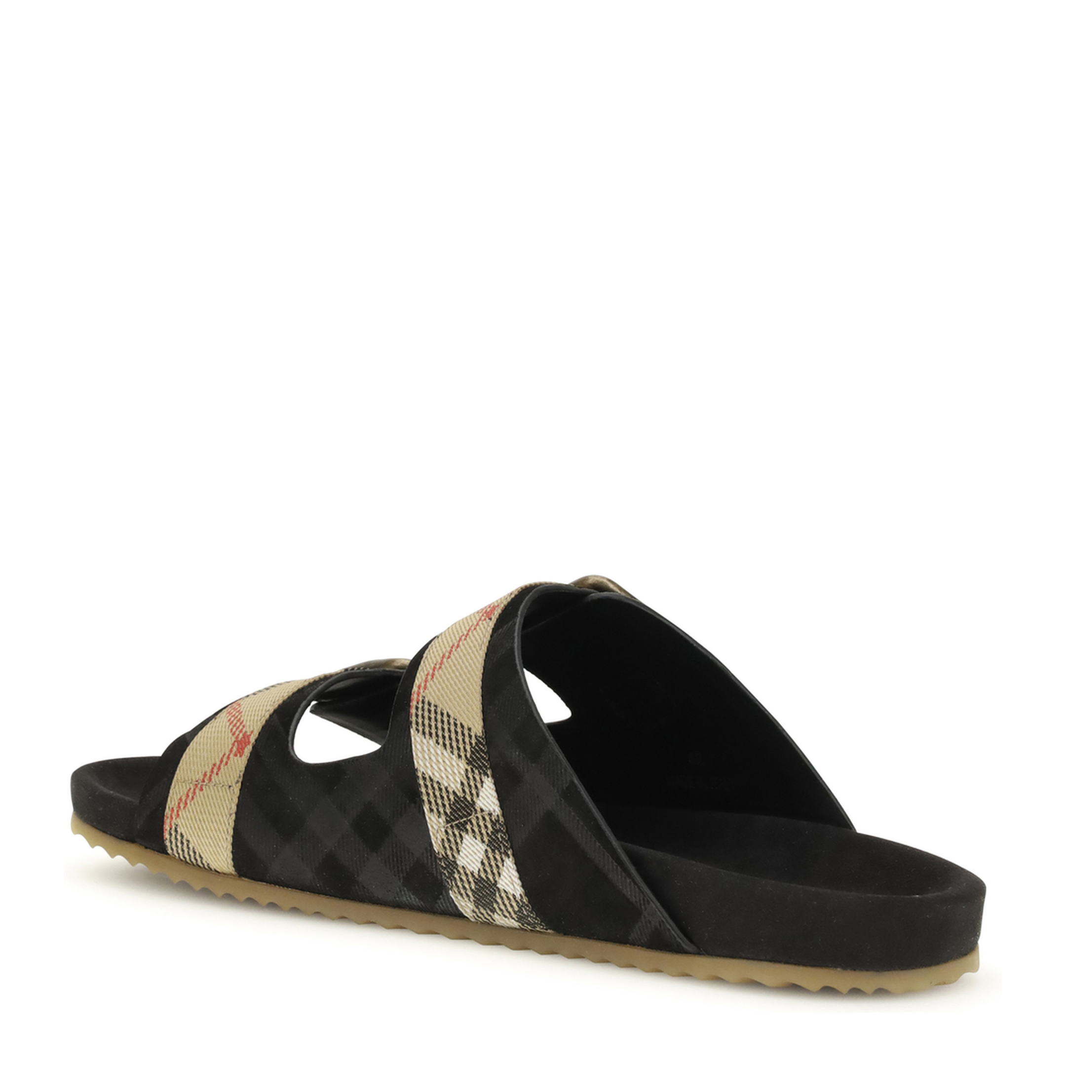 MAYFEYR - Burberry - Check Suede Urchin Sandals - 8118890