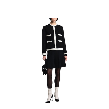 Crewneck Blazer Jacket