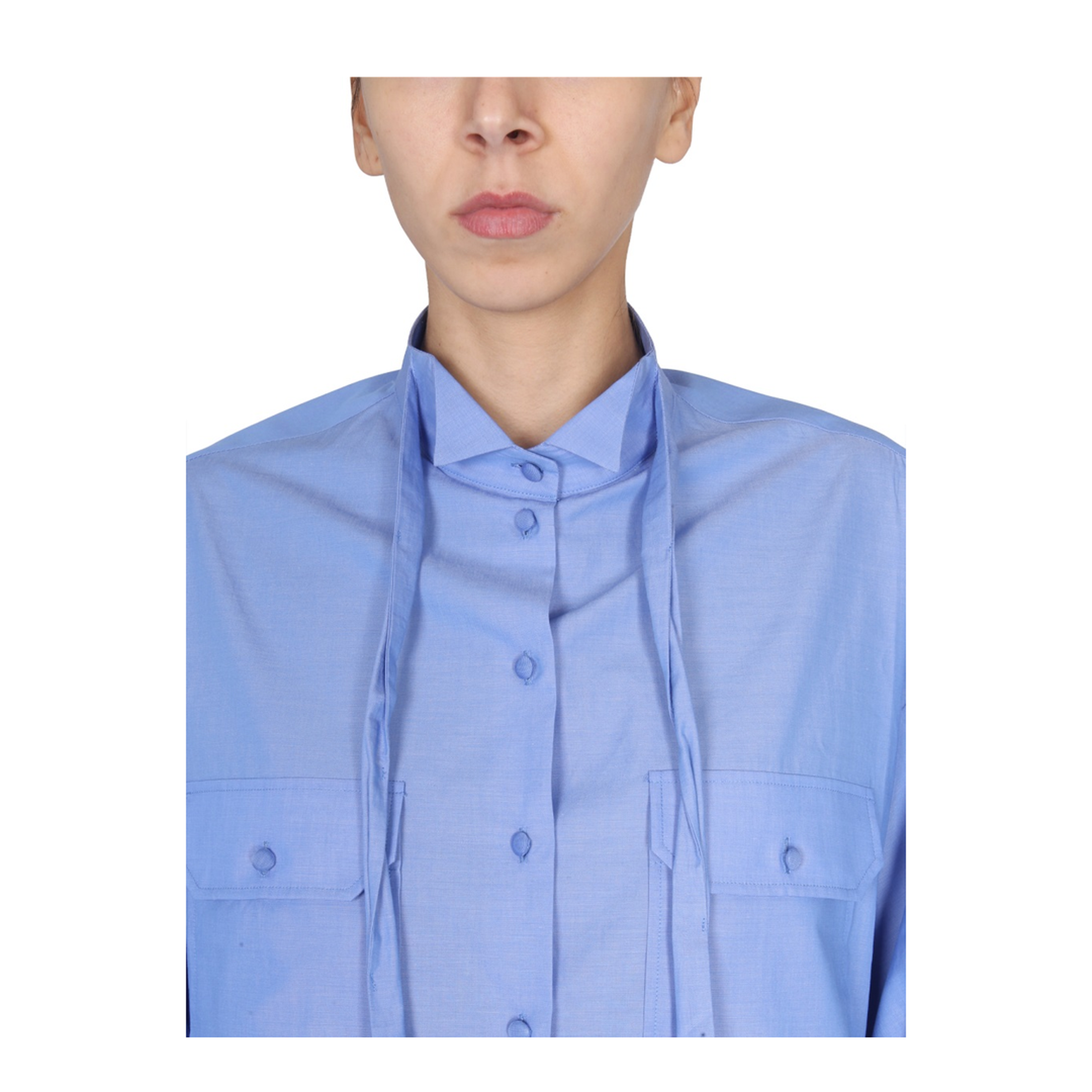 MAYFEYR - JEJIA - Poplin Shirt - BIRKINVARBLIGHBLUE