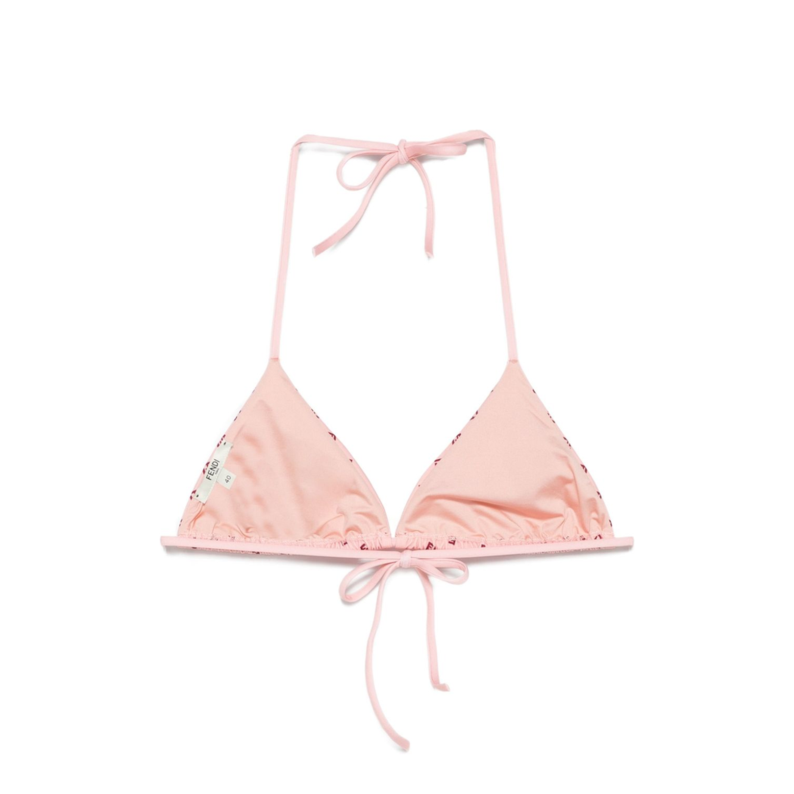 Bikini Top Technical Fabric Red