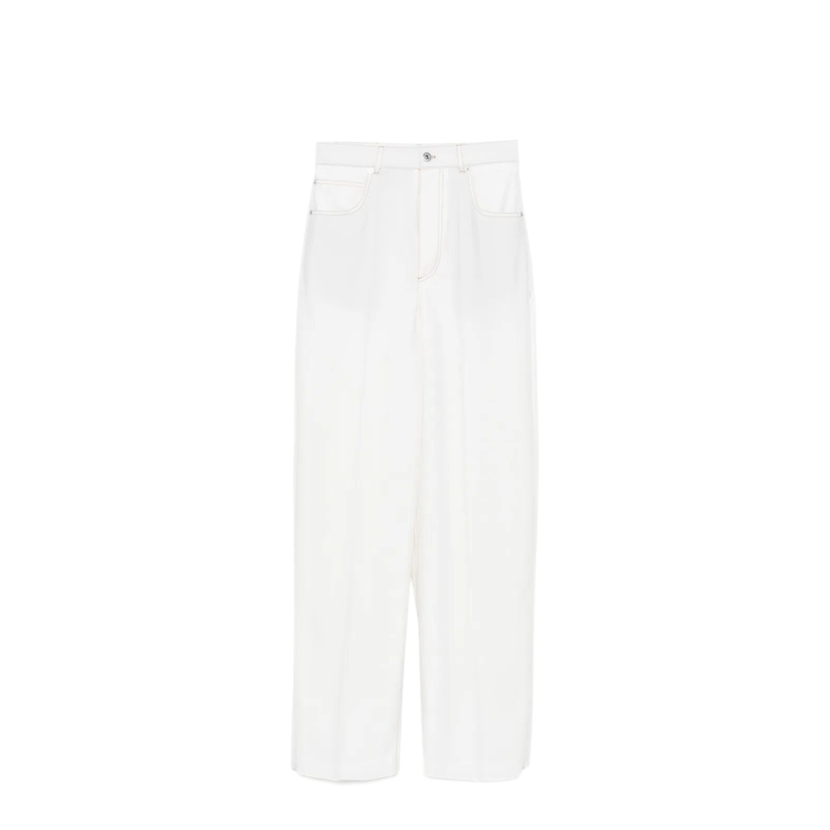 Wide Leg Denim Trousers