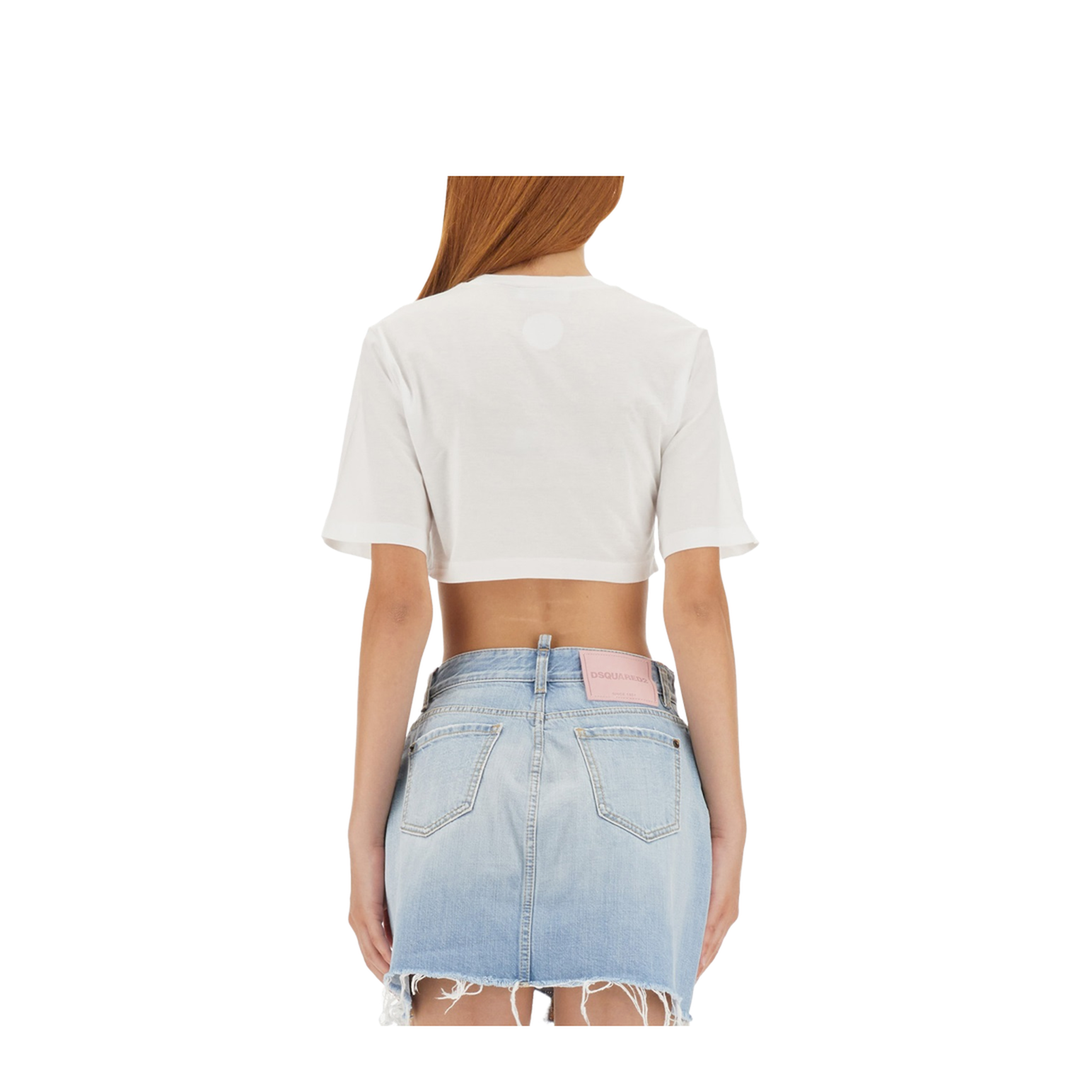 MAYFEYR - Dsquared2 - Cropped Fit T-Shirt - S75GD0345S23009100