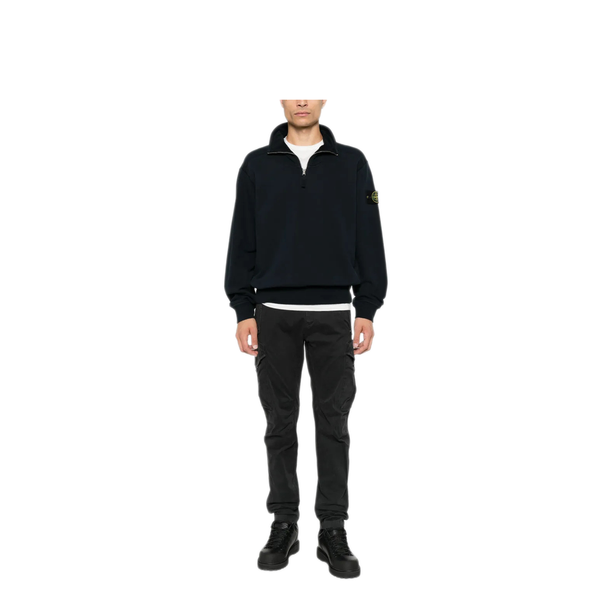 Midnight Blue Cotton Sweatshirt