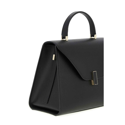 Iside Large Millepunte Calf Leather Handbag - Black