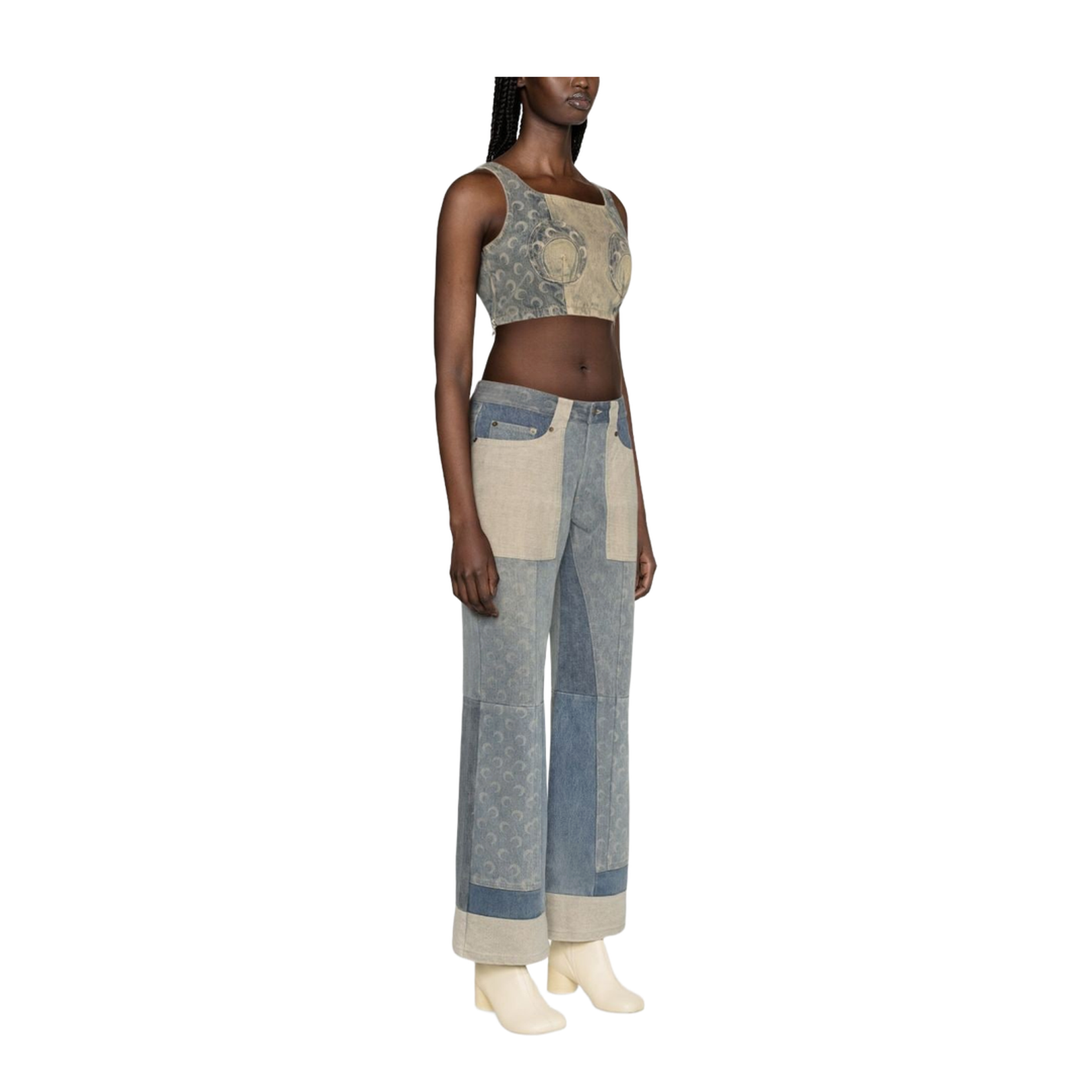Regenerated Denim Top