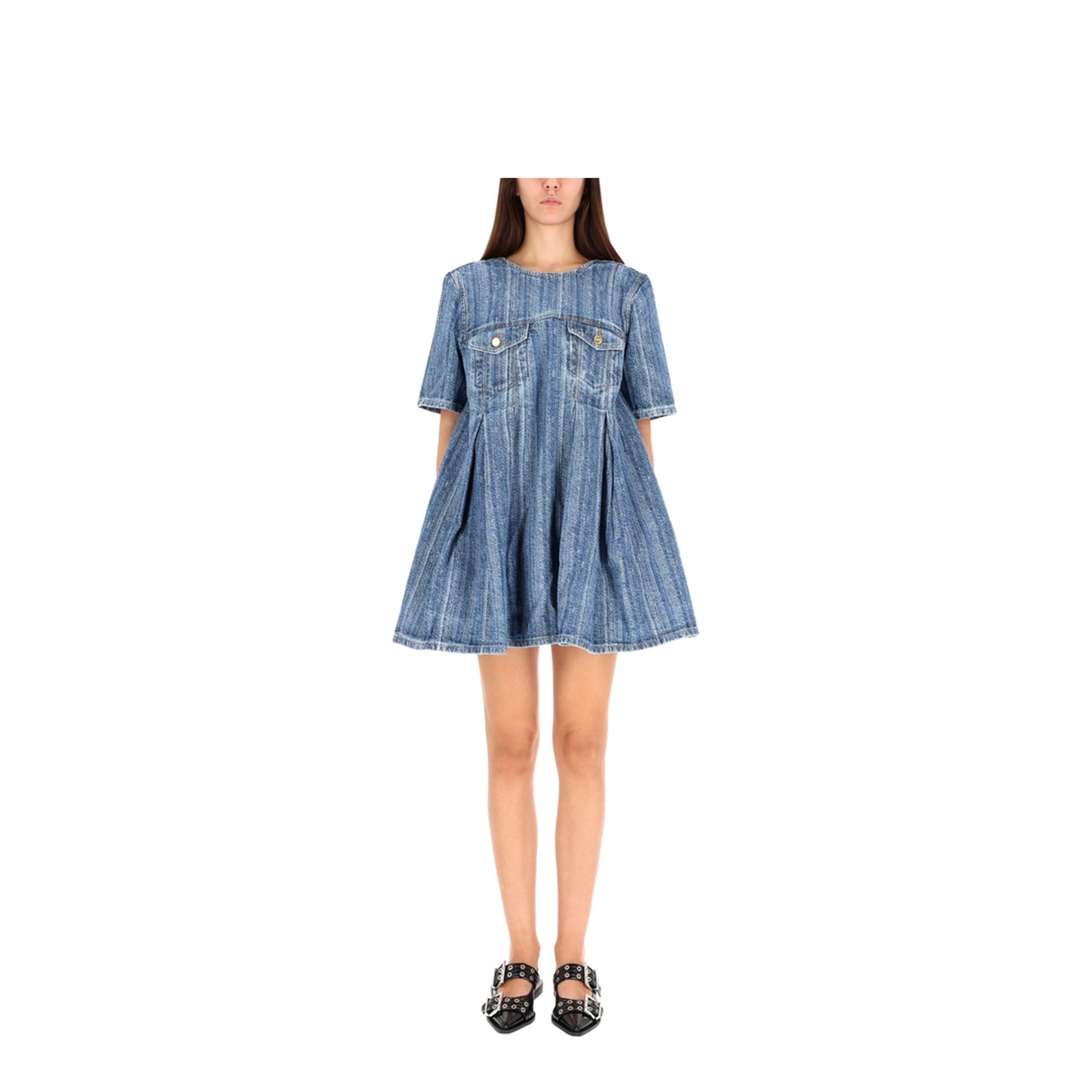 Ganni Denim Dress – MAYFEYR