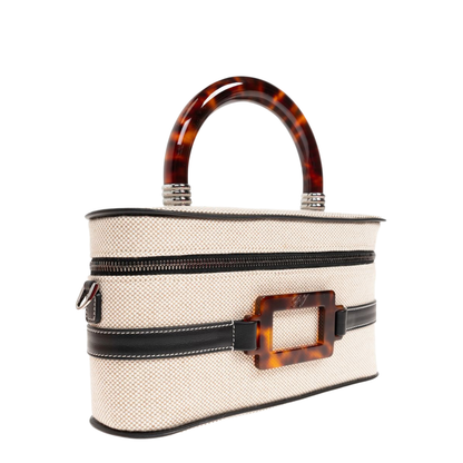 Vanity Belle Vivier Mini Bag Canvas