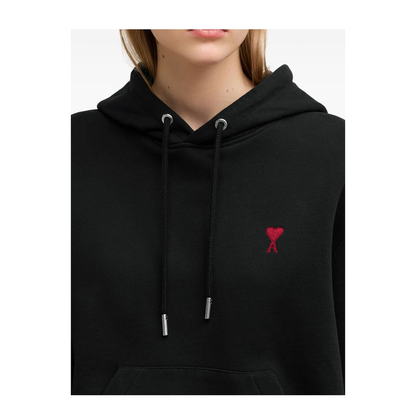 Black Red De Coeur Hoodie