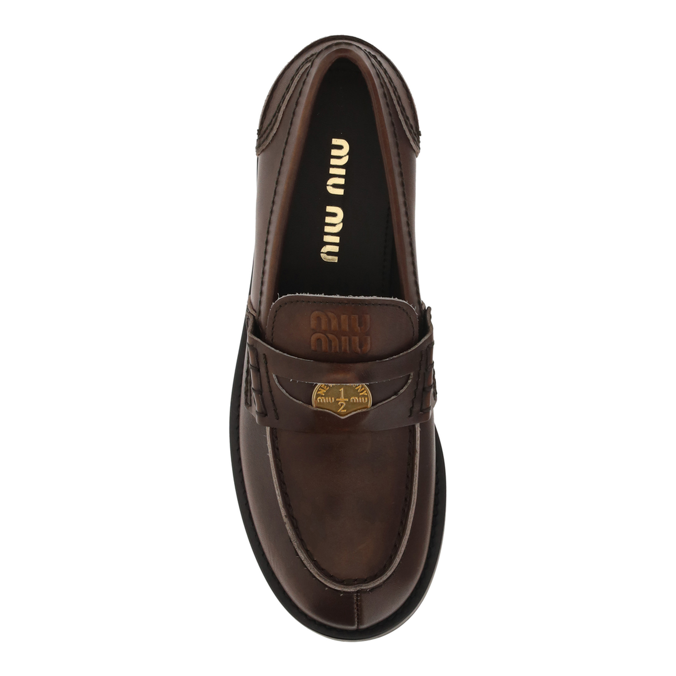 MAYFEYR - Miu Miu - Leather Loafers - 5D773DF0203G48F0192