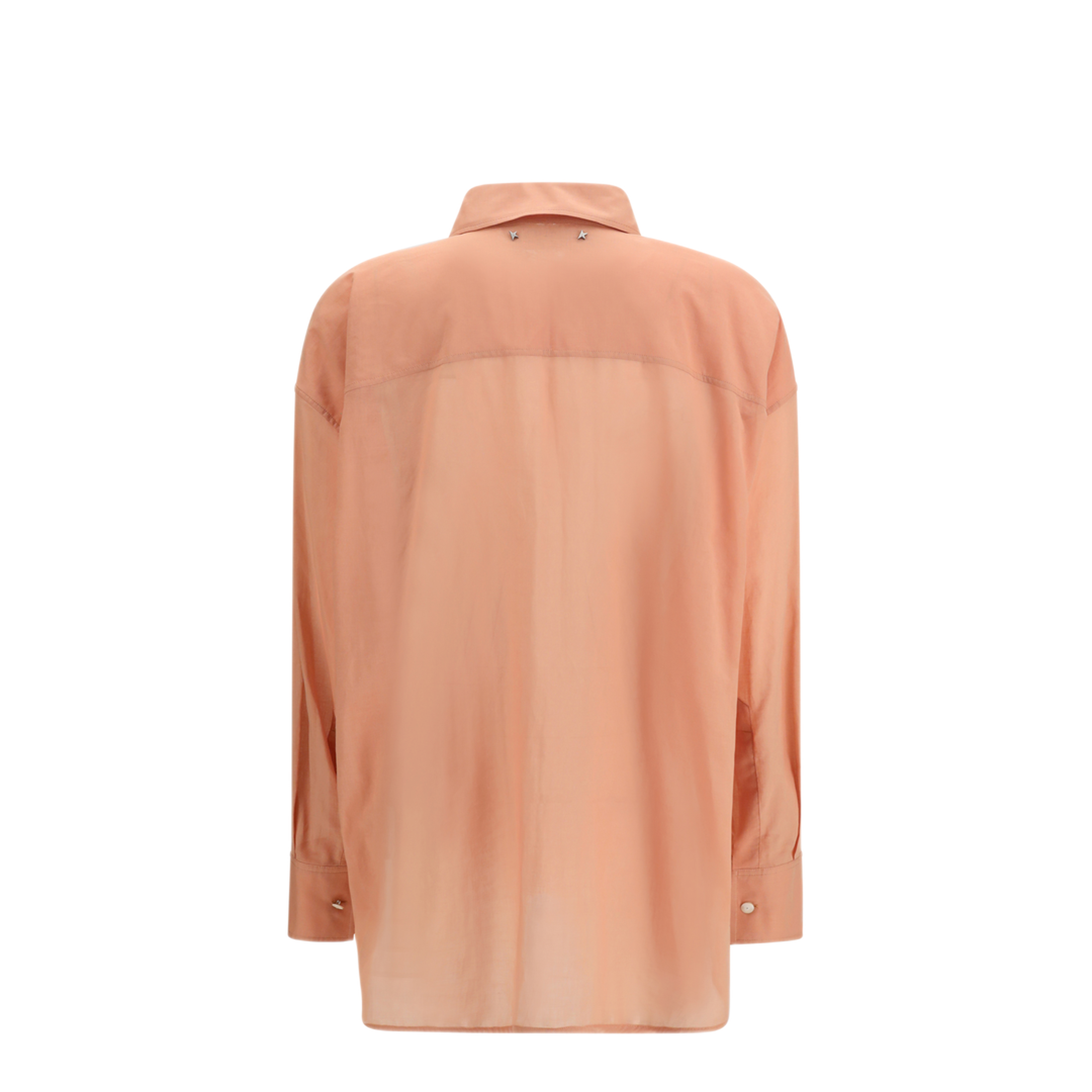 MAYFEYR - Golden Goose - Oversized Shirt In Cotton With Pleated Bib - GWP02662P00233455116