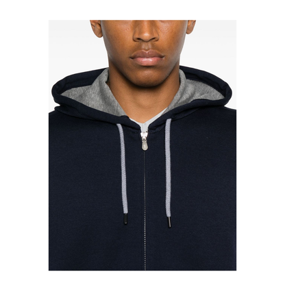 Sleeveless Sweatshirt With Zipper And Hood