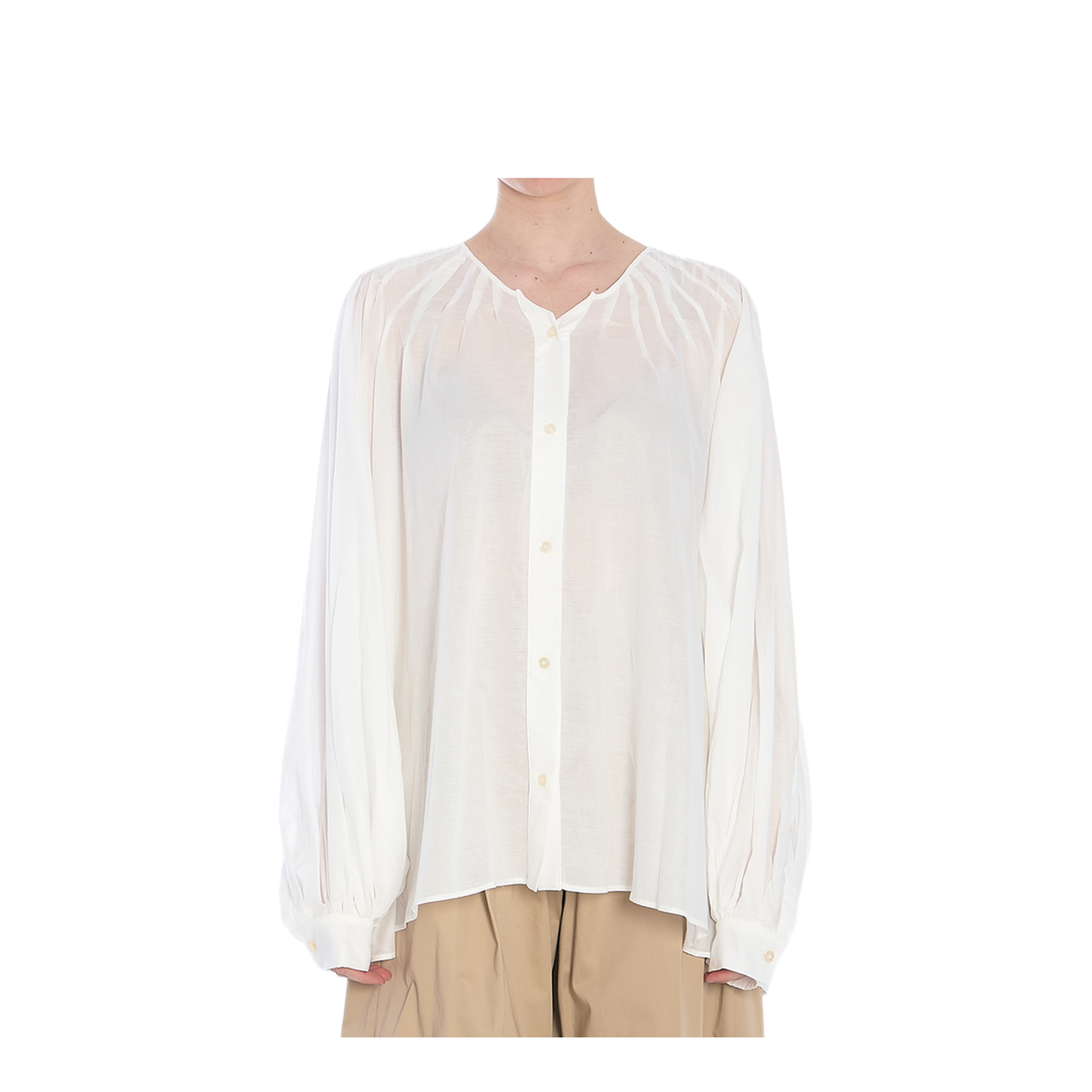 MAYFEYR - The Latest - Biro Round Neck Blouse - 6003T0172LNTPT0001
