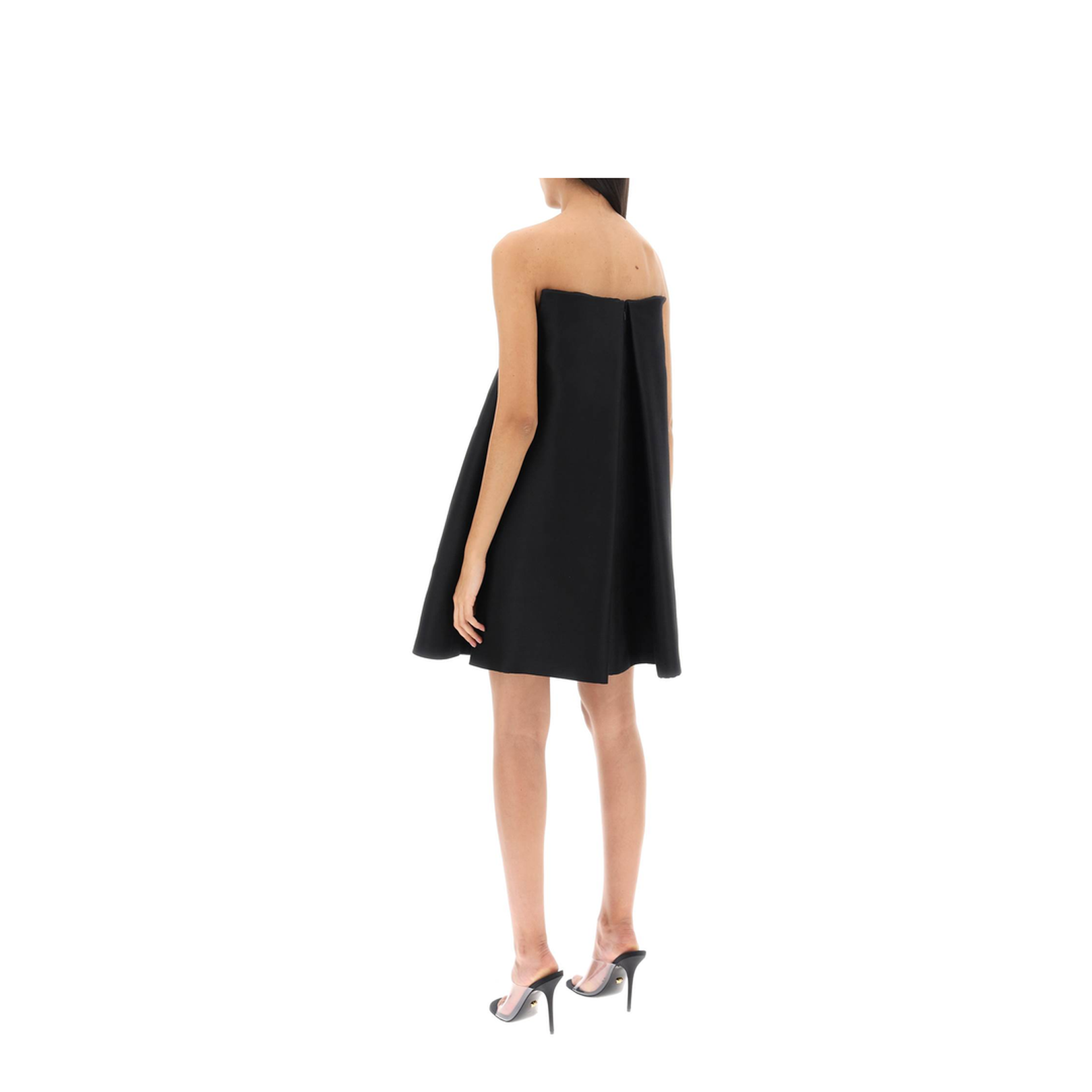Sleeveless Dress With Logo In Black