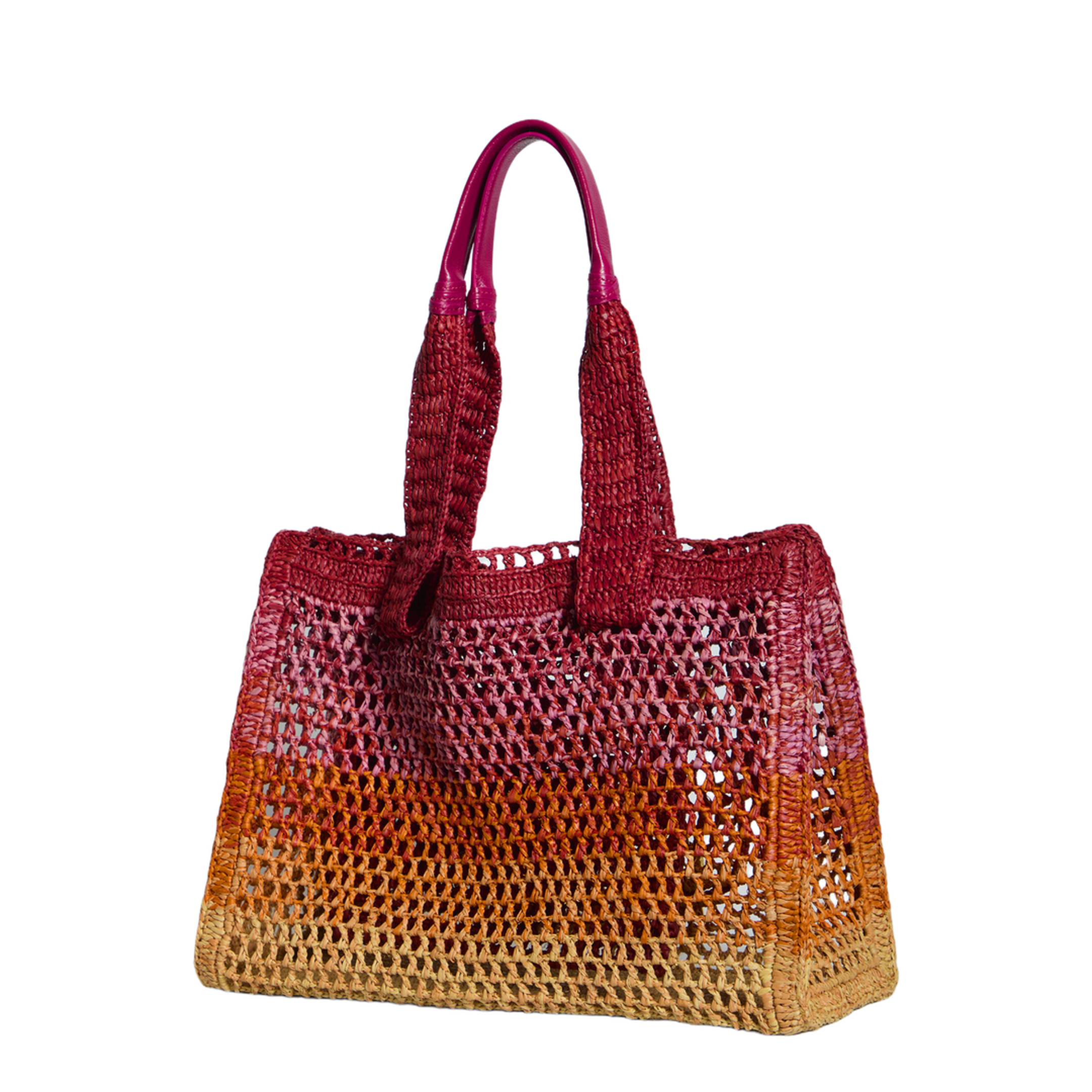 MAYFEYR - Chloè - East-West Summer Banana Raffia Tote Bag - CH26US904S1418ZA