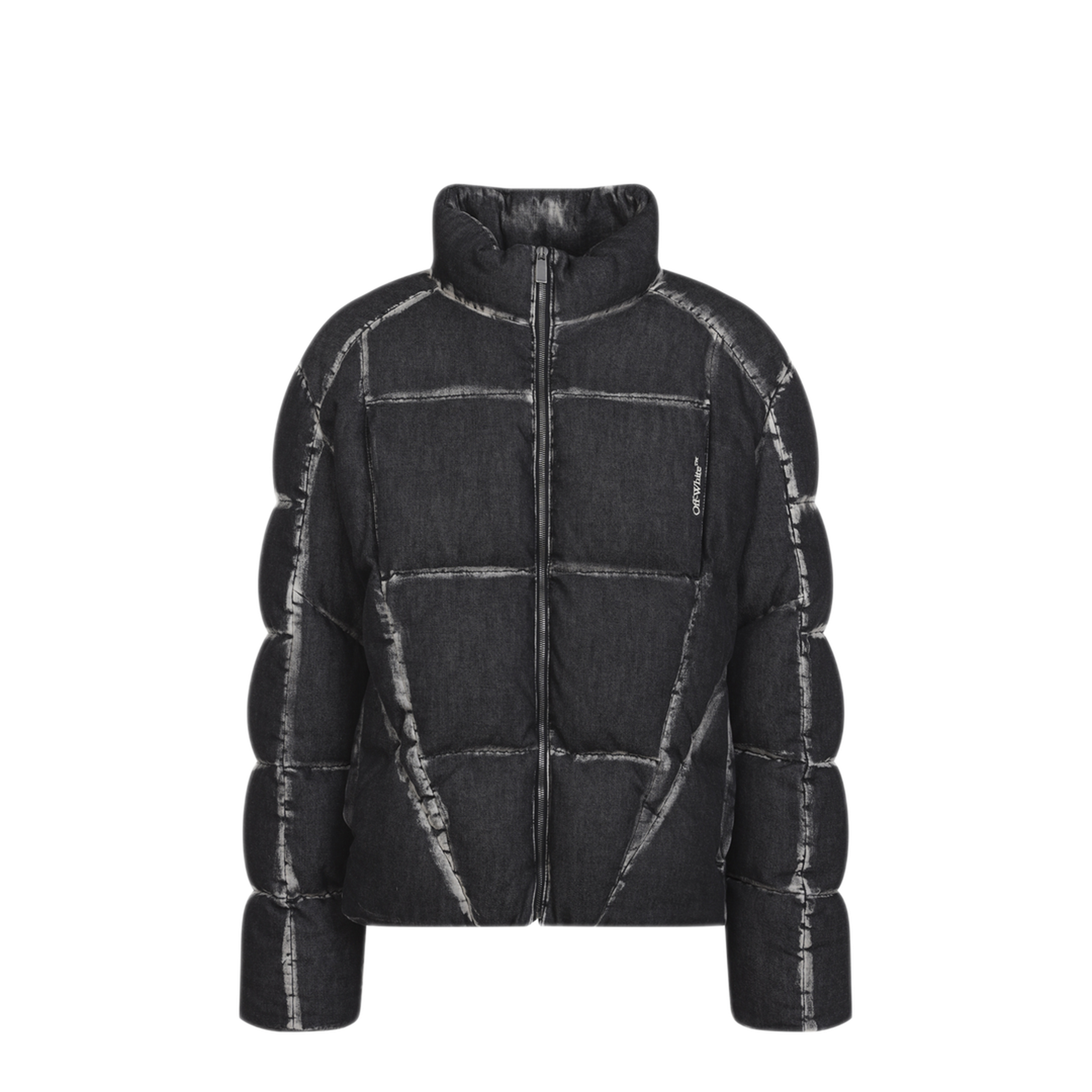 MAYFEYR - Off-White - Bookish Racing Puffer - 44MED06DF26D001001HIGHLIGHTED