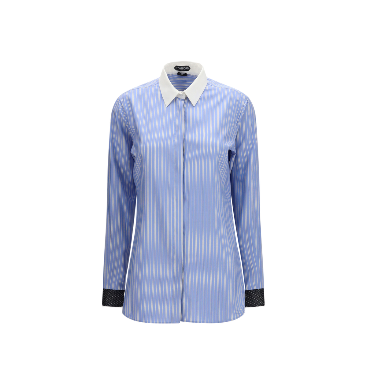 MAYFEYR - Tom Ford - Striped Jacquard Shirt - CA3404FAX1777UWB