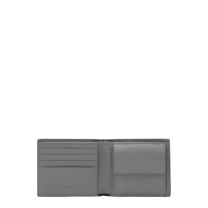 MAYFEYR - Bottega Veneta - Midnight/Basalt Bi-Fold Wallet In Intrecciato Leather - 749412VCPQ64364