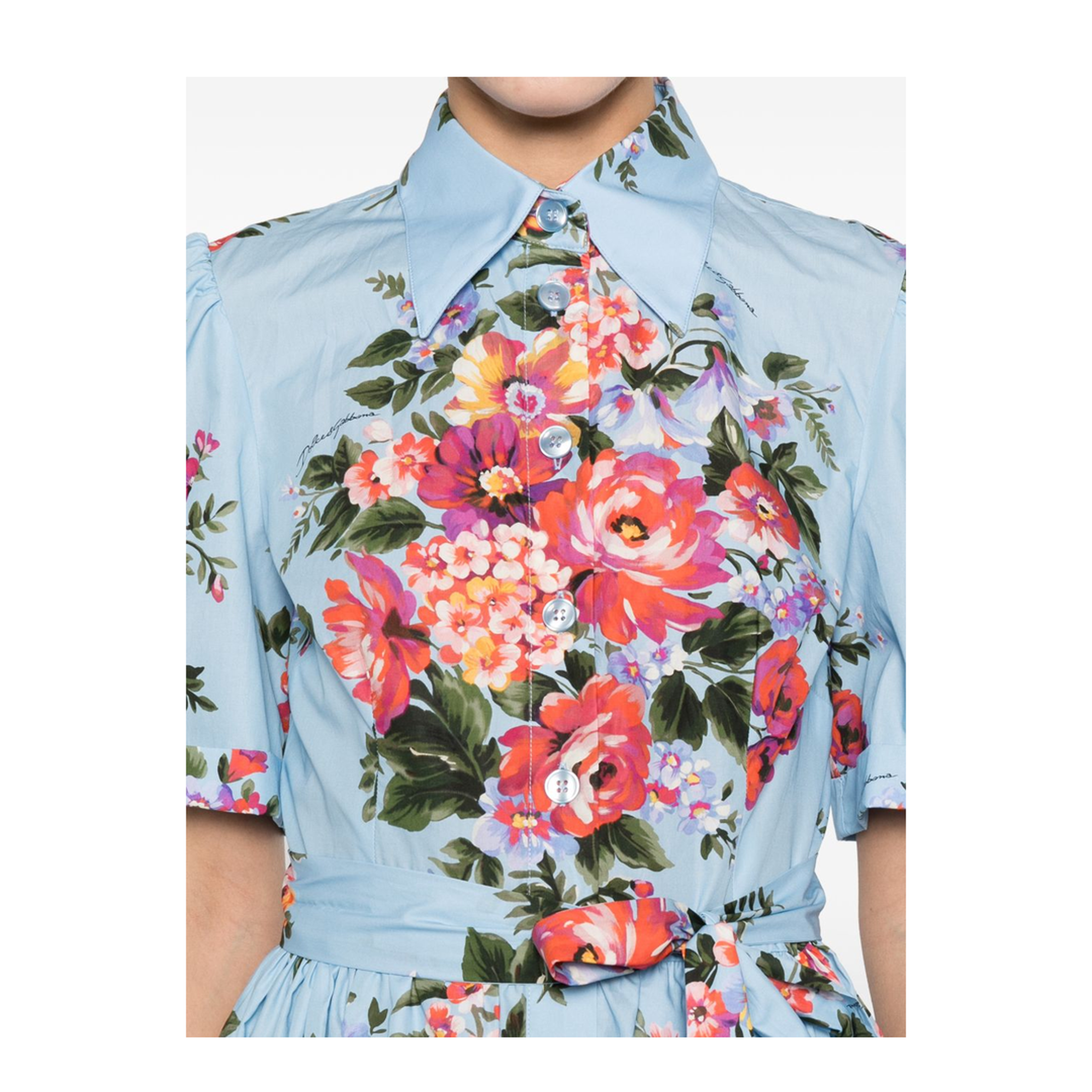 MAYFEYR - Dolce & Gabbana - Clear Blue Dresses - F6JFNTHS5UUHC5ZO