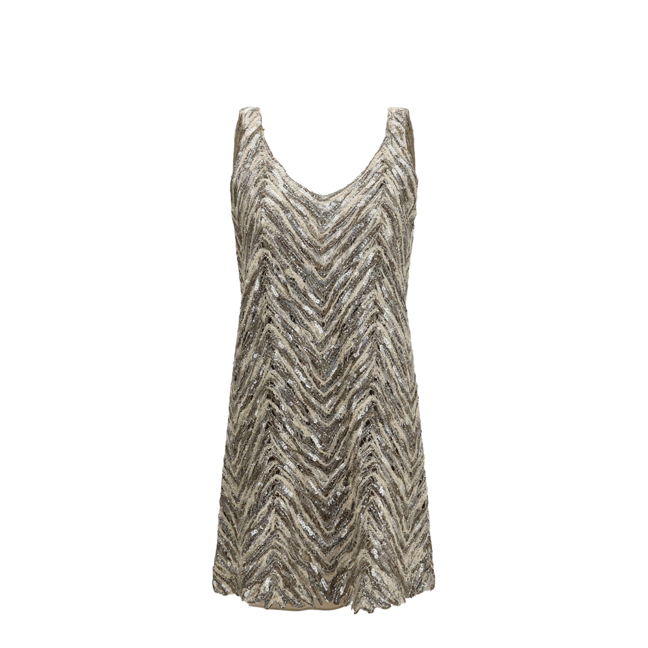 MAYFEYR - Brunello Cucinelli - Short Sequin Dress - MCWR07A92