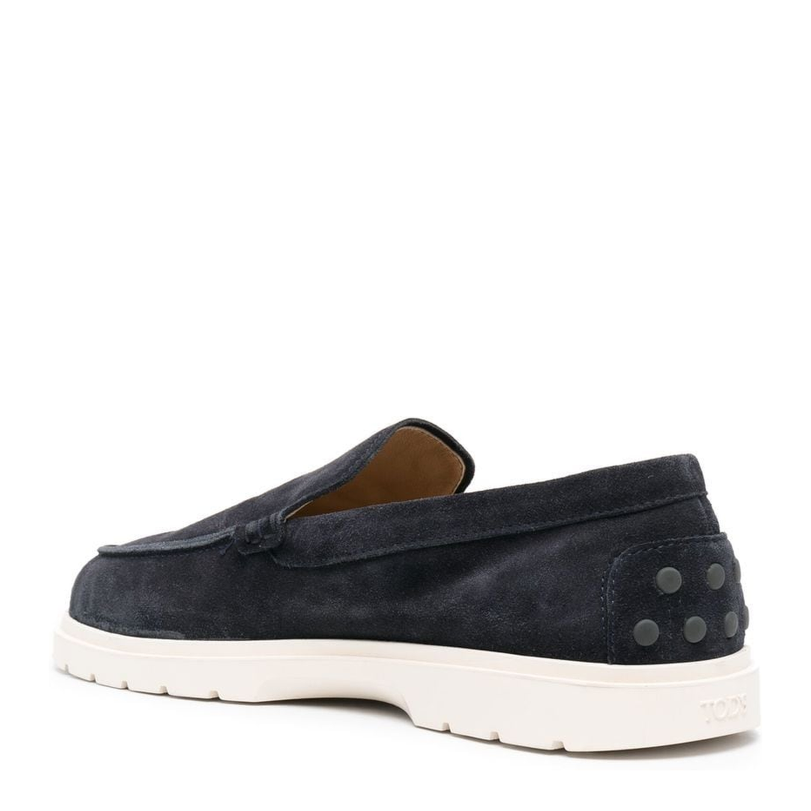 Flat Shoes in Blue Suede