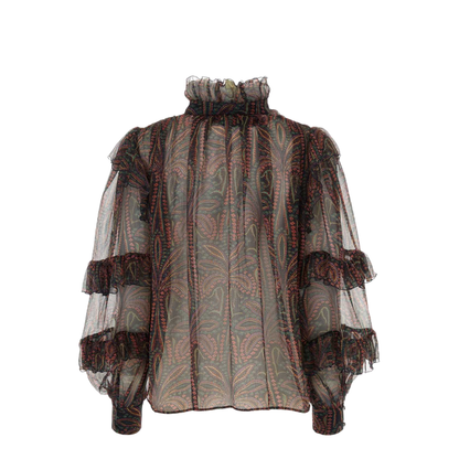 Printed Crepe Blouse