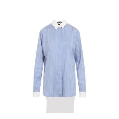 MAYFEYR - Tom Ford - Striped Silk Shirt - CA3355FAX1777UWB
