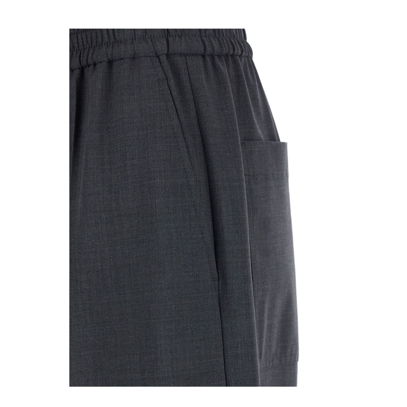 Wool Wide-Leg Trousers