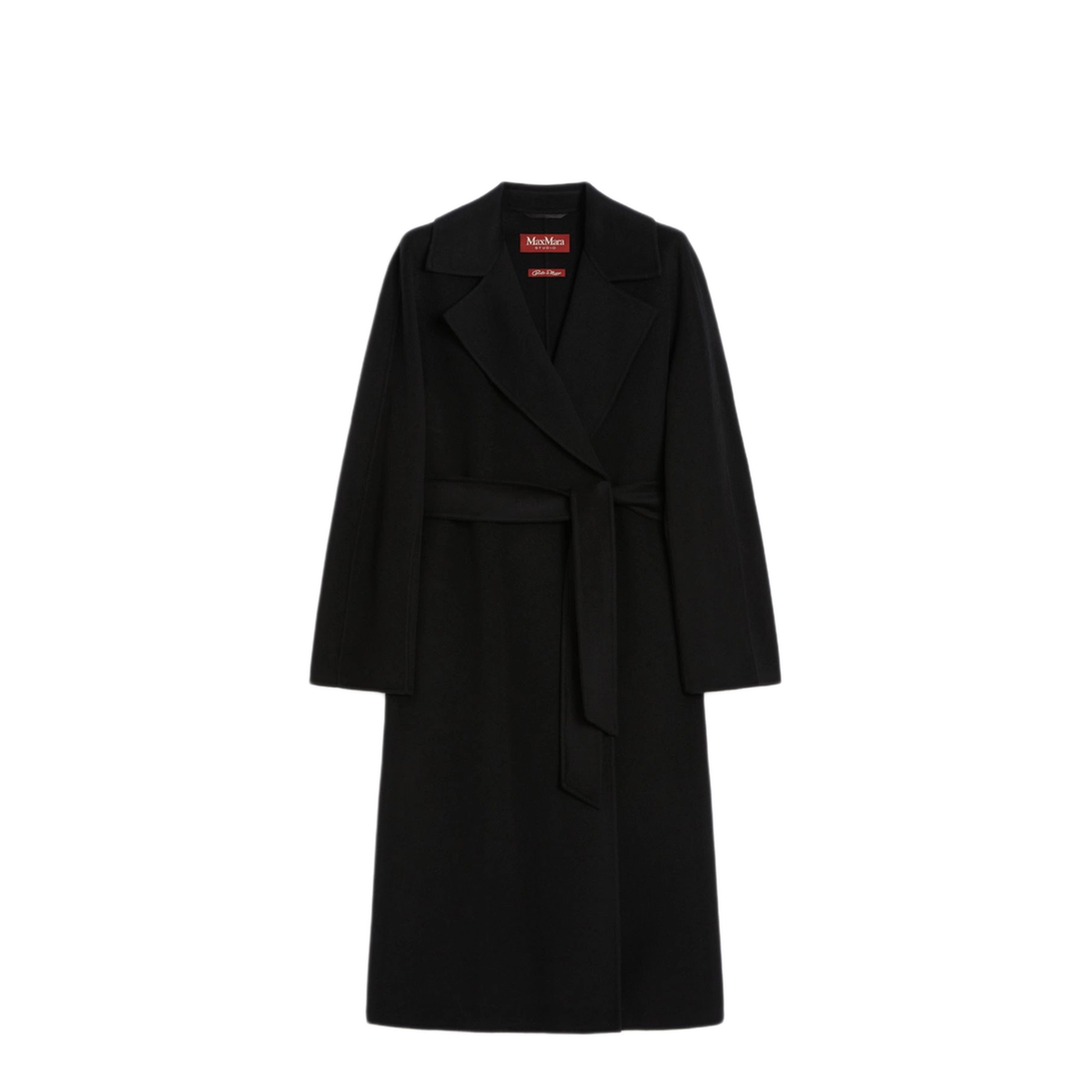 Long Robe Coat In Wool Cashmere Silk