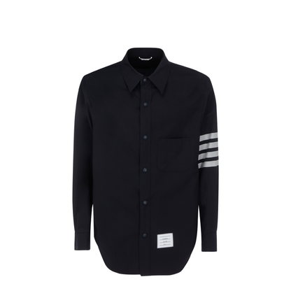 MAYFEYR - Thom Browne - Wool And Cotton Blend Shirt - MJO055A06146415