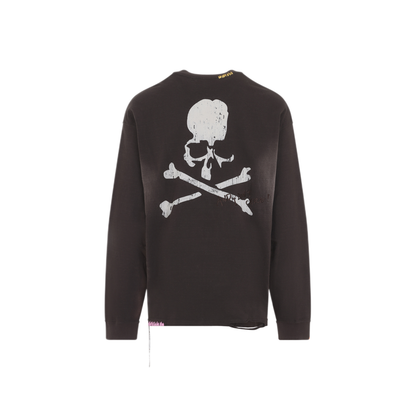 MAYFEYR - MASTERMIND WORLD - Og Vintage Ls Tee - MW26SE2TS006012BROWN