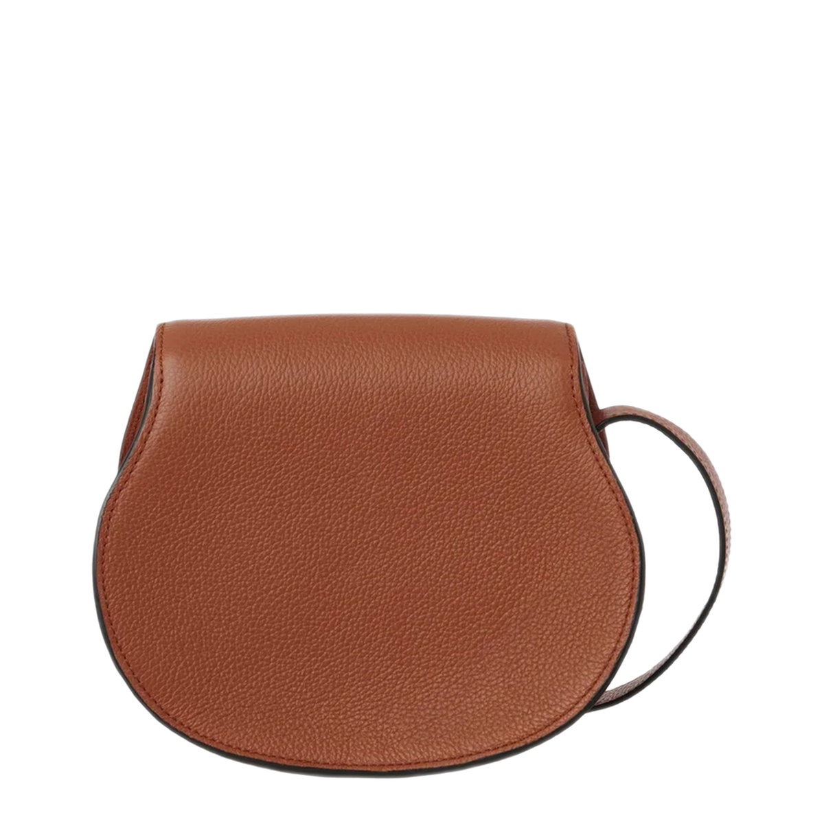 Marcie Small Grained Leather Shoulder Bags - Tan