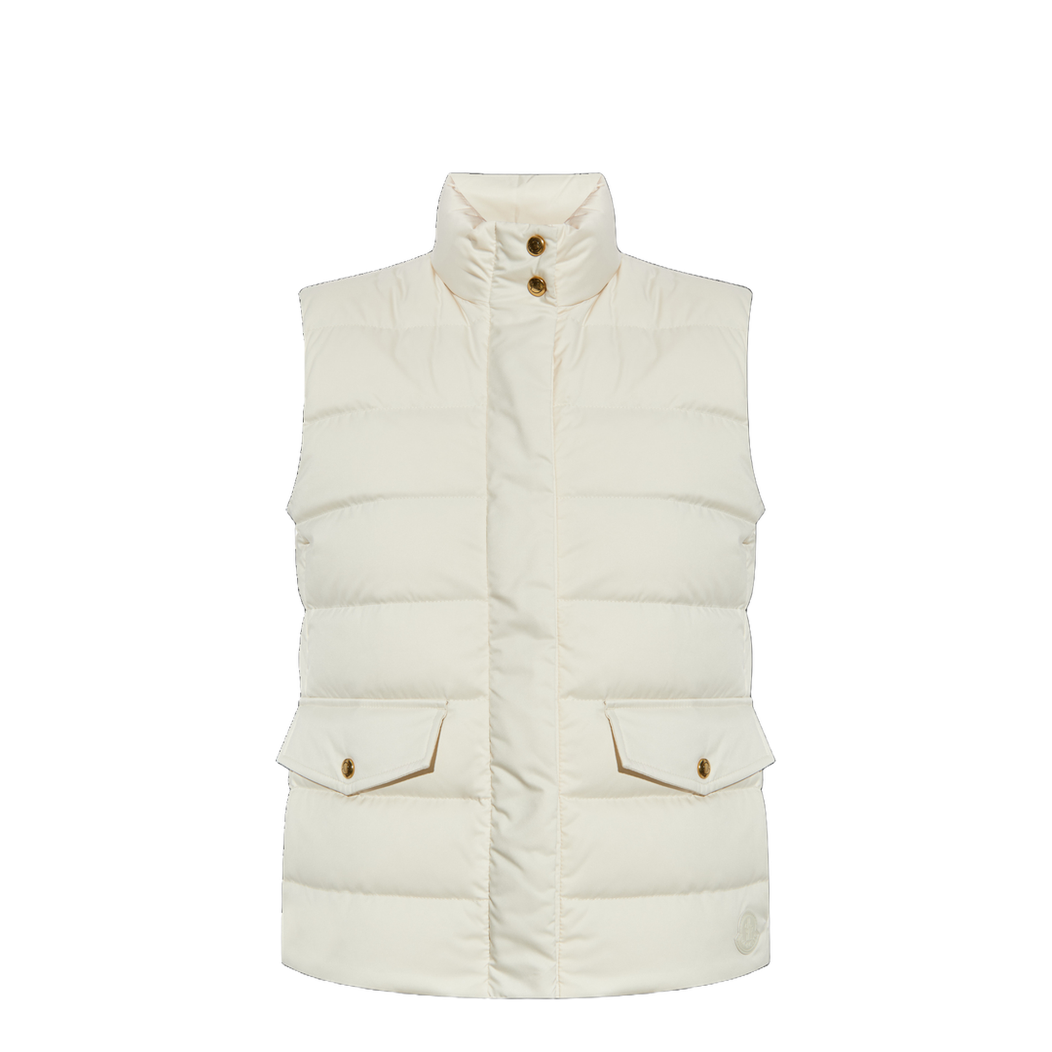 White Ivory Besset Down Gilet Vests